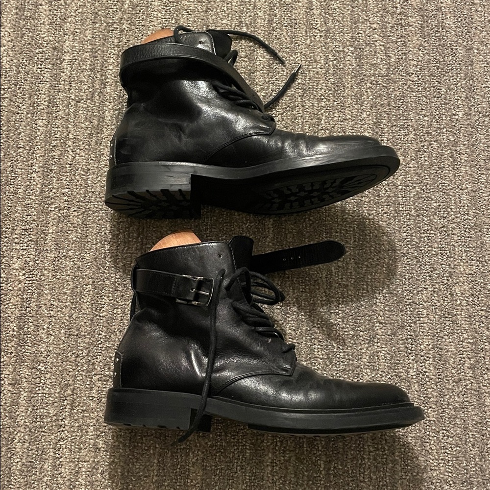 Saint Laurent moto boots